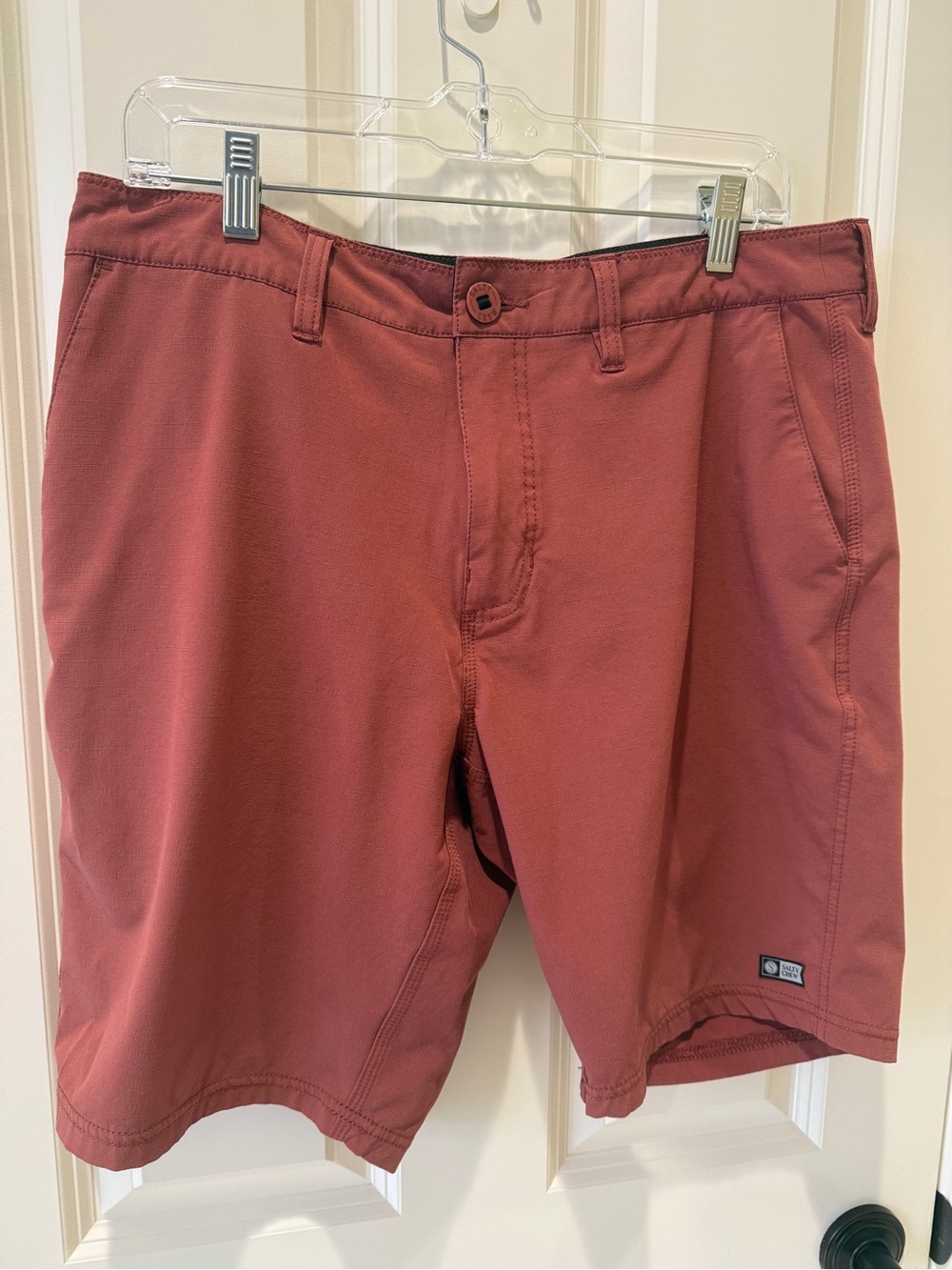 Salty Crew Men's Clay Salmon Hybrid Shorts